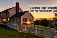 5 surprising things your homeowners insurance covers