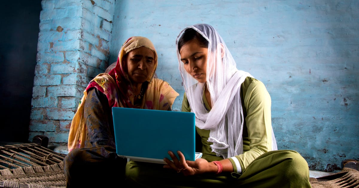 2.9 billion people have no internet, mainly marginalized women