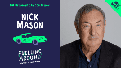 Fuelling Around podcast: Pink Floyd’s Nick Mason on owning a replica of the world’s first car | Adrian Flux